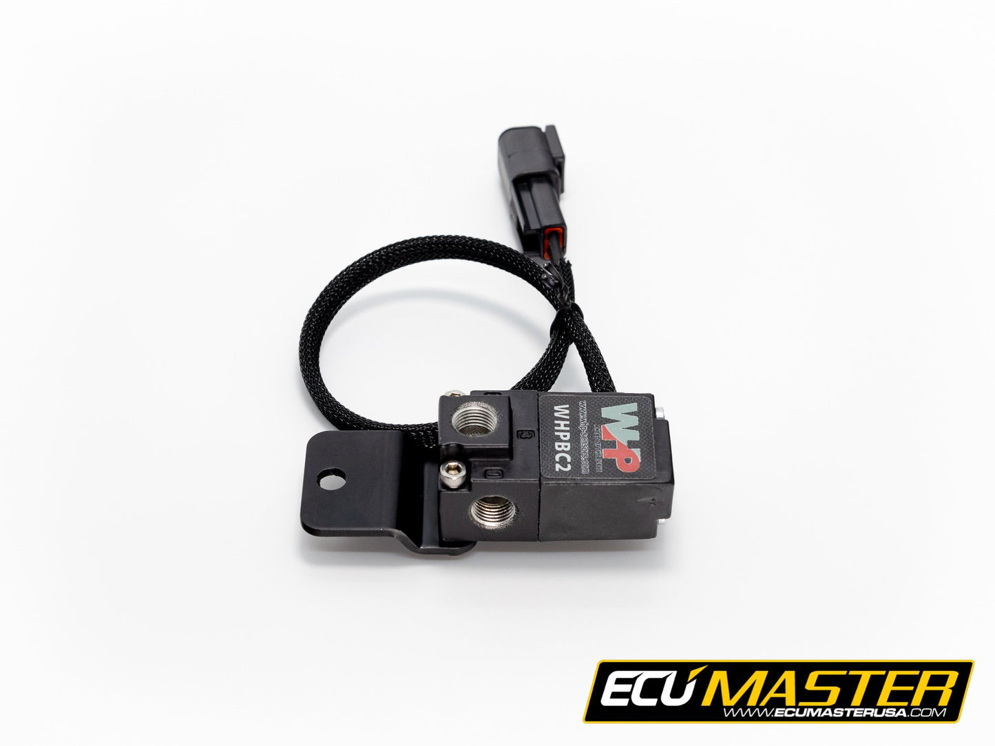 WHP Boost Control Solenoid Kit- Black Fittings and Bracket **Out of Stock**