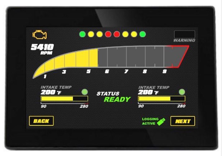 ProEFI 5" or 7" Color Can Display Logger